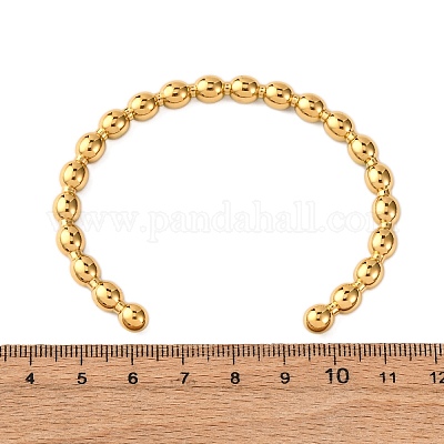 Браслеты-манжеты из нержавеющей стали 304 для женщин BJEW-G749-18G-1