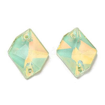 Мокко(мк) неправильный ромб пришить по стразам RGLA-G019-01I-1