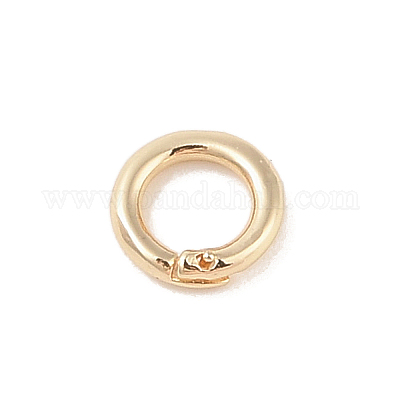 Латунные кольца прыжок открыт KK-S369-01G-02-1