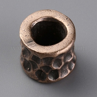 Messing europäischen Perlen&nbsp;FIND-WH0152-45R-1