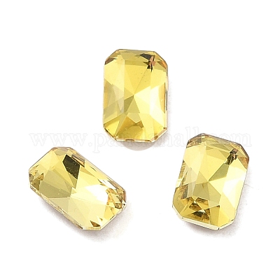 Cabochons de strass en verre&nbsp;RGLA-P037-04A-D226-1