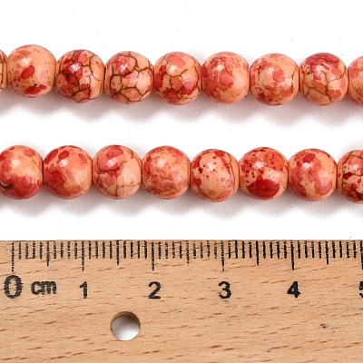 Синтетических нитей бирюзовые бусы TURQ-F019-03H-1