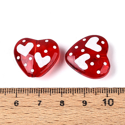 Прозрачные стеклянные бусины GLAA-N031-01D-1