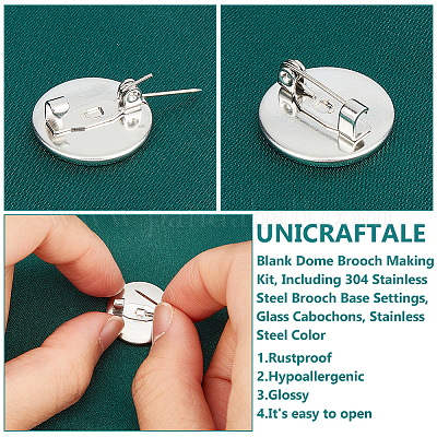 Набор для изготовления броши-пустышки DIY-UN0005-11B-1