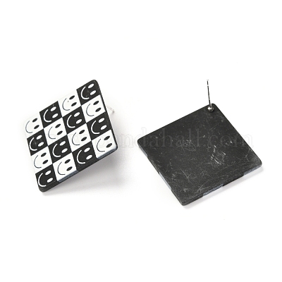 Смола серьги EJEW-I257-01G-1