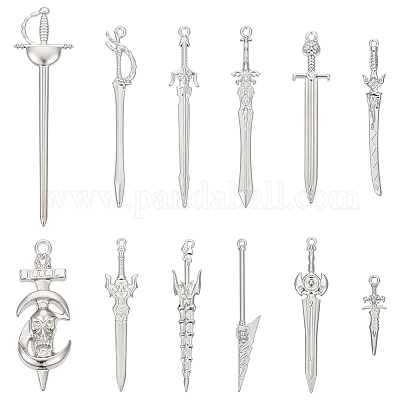 24 шт. 12 стильных подвески из сплава и пластика ccb FIND-UN0002-86-1