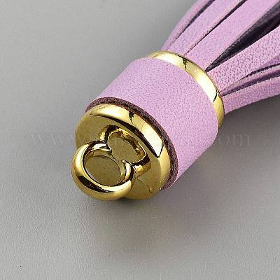 Подвески с кисточками из искусственной кожи FIND-WH0148-154D-1