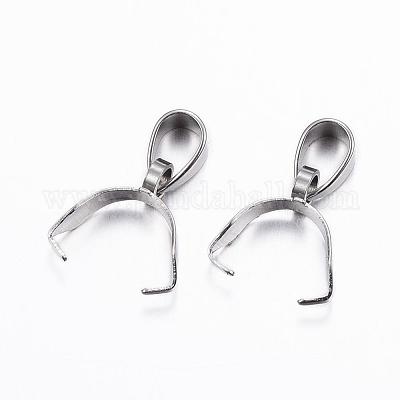 PINCH BAILS 11mm Stainless Steel