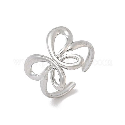 Кольца-манжеты из нержавеющей стали 304 для женщин RJEW-A079-02B-P-1