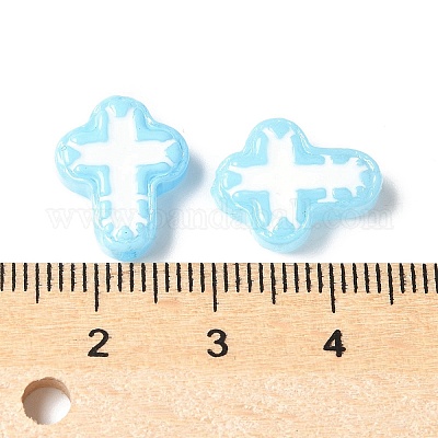 Бусины из стеклянной эмали BLOW-D300-06B-1