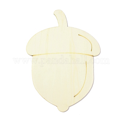 Buy Acorn Wood Cutout, Unfinished Craft, Paint by Line