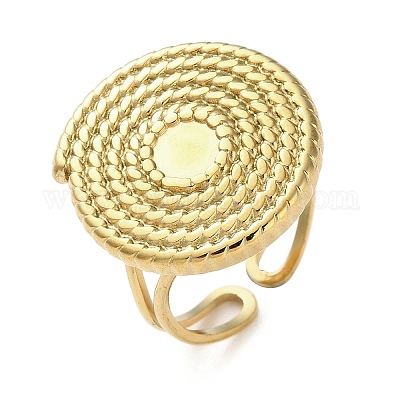 Ионное покрытие (ip) кольца из нержавеющей стали 304 RJEW-C075-04E-G-1