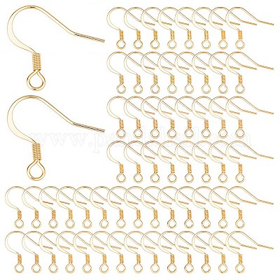 100 шт. французские крючки для сережек из нержавеющей стали 304 STAS-SC0004-65-1