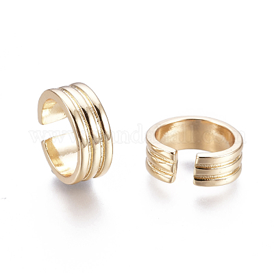 Orecchini a bracciale in ottone&nbsp;EJEW-I249-12G-1