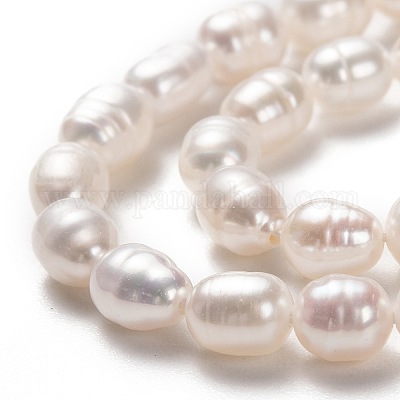 Нити из натурального культивированного пресноводного жемчуга PEAR-L033-65-1