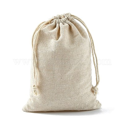 Drawstring мешки хлопка упаковка мешочки X-ABAG-R011-13x18-1
