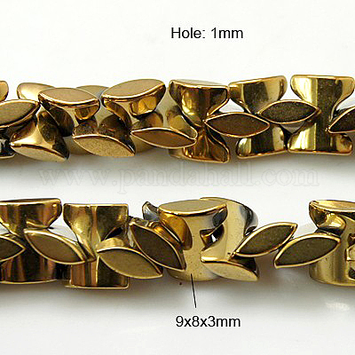 Немагнитные нити шарик синтетический гематит G-C020-1-1