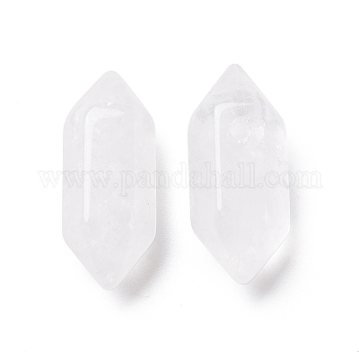 Подвески с двойным наконечником из натурального кварца G-C007-02A-14-1