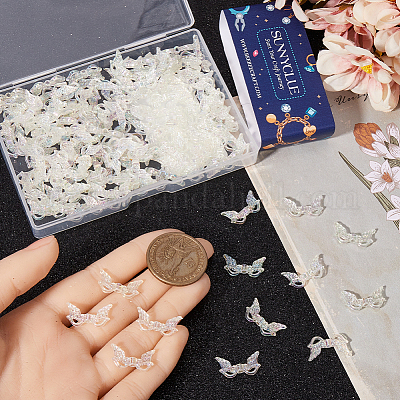 200шт пластиковые бусины FIND-SC0011-84-1