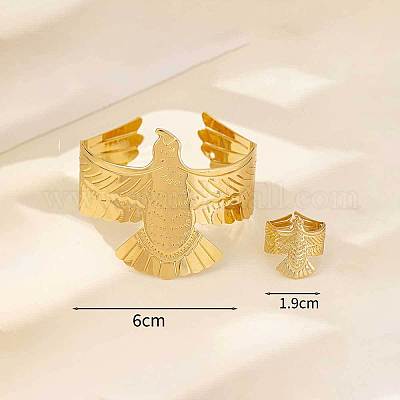 Наборы браслетов и колец из сплава Eagle для женщин FS-WGB3658-01-1