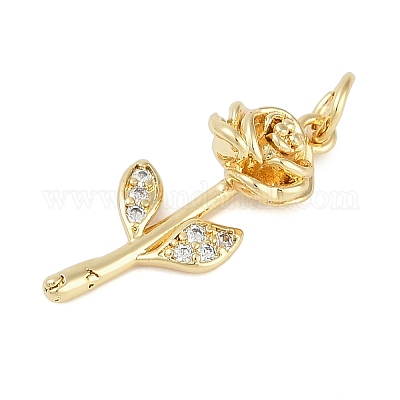 Стойки обшивки латунь микро проложить Циркон подвеску KK-H509-25G-03-1