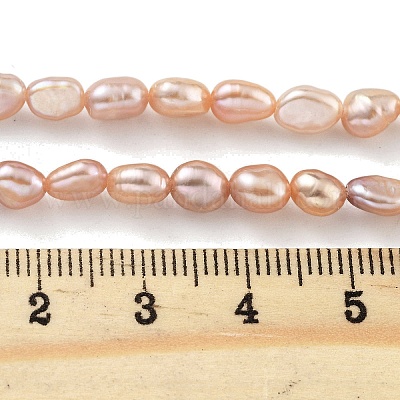 Нити из натурального культивированного пресноводного жемчуга PEAR-P062-24C-1