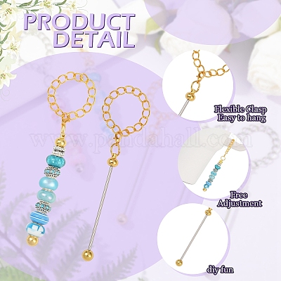 28 шт. 2-цветный сплав и железный стержень HJEW-YW00084-1