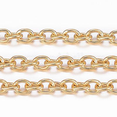 2.5mm Gold 304 Stainless Steel Chain