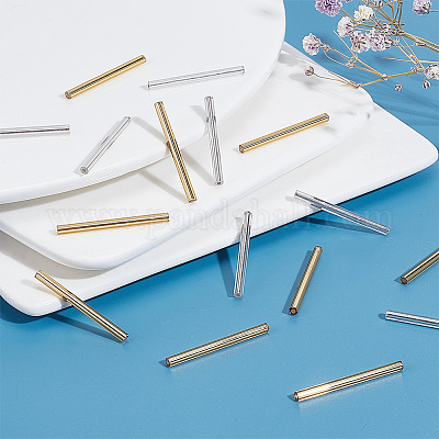 400 шт. 2 вида прозрачных стеклянных круглых бусин SEED-HY0001-02-1