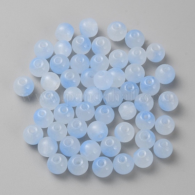 Двухцветные стеклянные бусины GLAA-CJC0001-19G-1