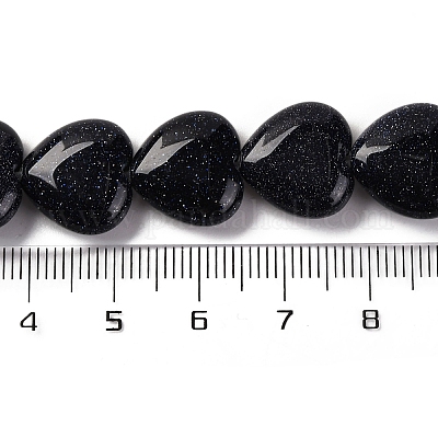 Синтетический синий авантюрин бисер нитей G-I372-A12-02-1