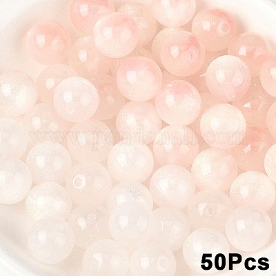 50 шт. непрозрачных УФ-реактивных шариков&nbsp;RESI-YW0005-93B-1