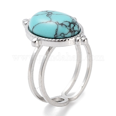 Кольцо из нержавеющей стали 304 RJEW-B059-06P-03-1