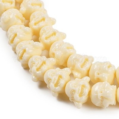 Нити резных бусин из синтетического коралла CORA-C003-11B-1