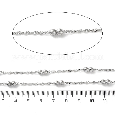 Цепи из нержавеющей стали 304 с бусинами CHS-F020-09P-1