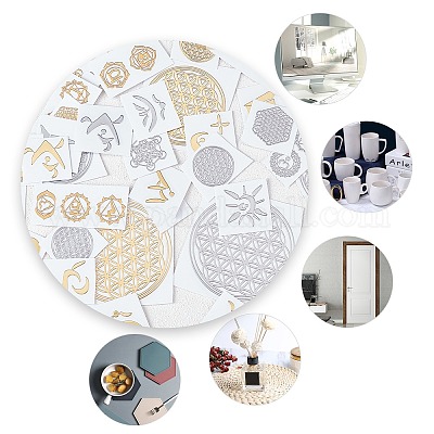 Самоклеющиеся латунные наклейки DIY-PH0004-26-1