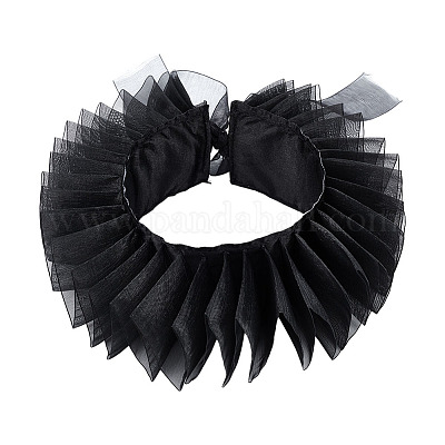 Кружевной воротник с оборками DIY-WH0504-234A-1