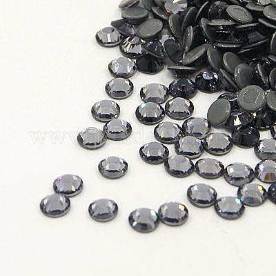 Black Diamond Glass HotFix Rhinestones In Bulk