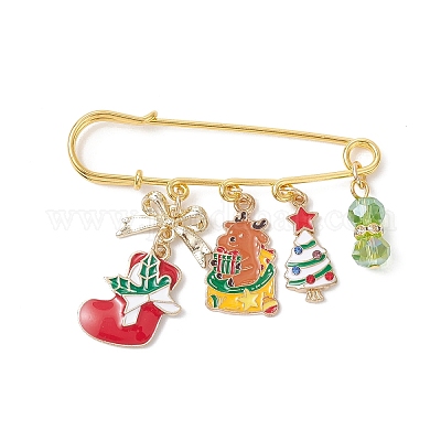 4 шт. брошь-подвеска из сплава с эмалью JEWB-BR00193-1