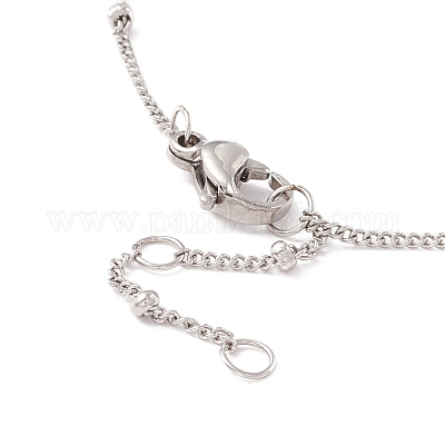 Цветное кольцо с кубическим цирконием и браслетом-солнцем с цепочкой-спутником из нержавеющей стали 304 для женщин BJEW-F428-02P-1