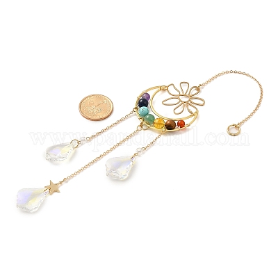 Чакра натуральные и синтетические драгоценные камни HJEW-TA00287-1