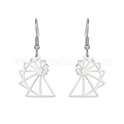 Некорневая висячая серьга из нержавеющей стали 304 DE3175-2-1