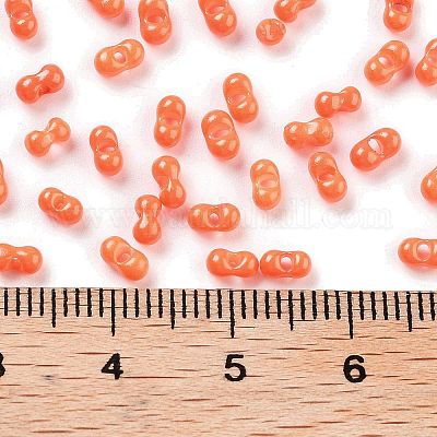 Выпечка краска стеклянные бусины SEED-A033-04F-1