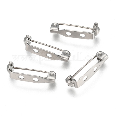 Наборы фурнитуры для брошей из нержавеющей стали 304&nbsp;LS-STAS-G137-52P-02-1