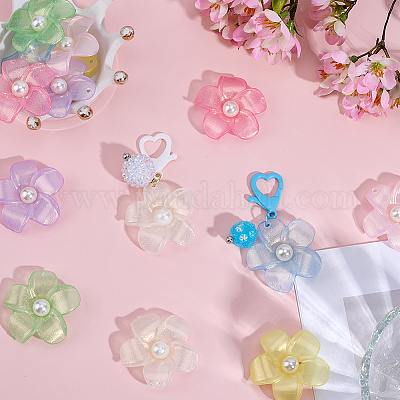 14 шт. 7 цвета непрозрачные подвески из смолы FIND-SP0003-17-1