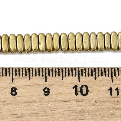 Гальванические нити из синтетических немагнитных гематитовых бусин G-H327-F01-02-1