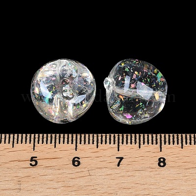 Прозрачные бисеры из смолы&nbsp;RESI-C070-01-1