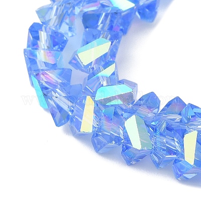 Прозрачные стеклянные бусины EGLA-P061-04B-AB01-1