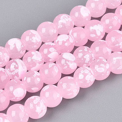 Выпечка краска бисер пряди DGLA-N015-6mm-02-1