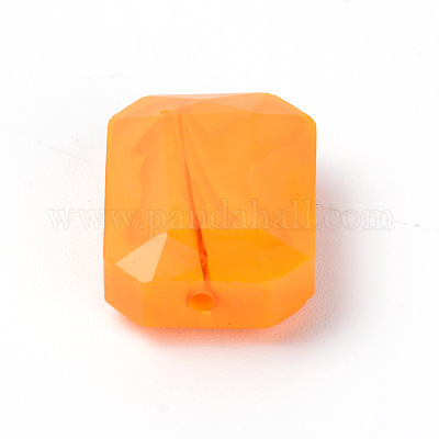 Непрозрачные однотонные стеклянные бусины GLAA-WH0025-58K-1